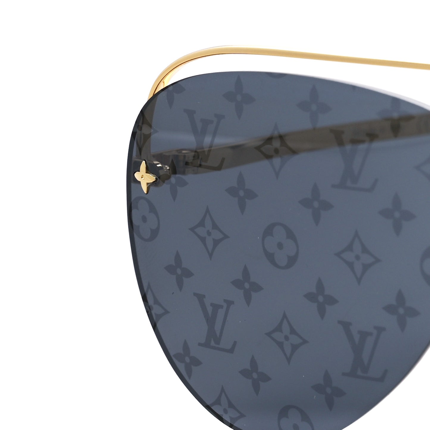 Metal Monogram Grease Sunglasses Z1172W Gold