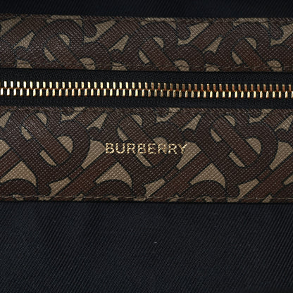 Burberry E-Canvas Monogram Stripe Backpack Bridle Brown 6 of 9