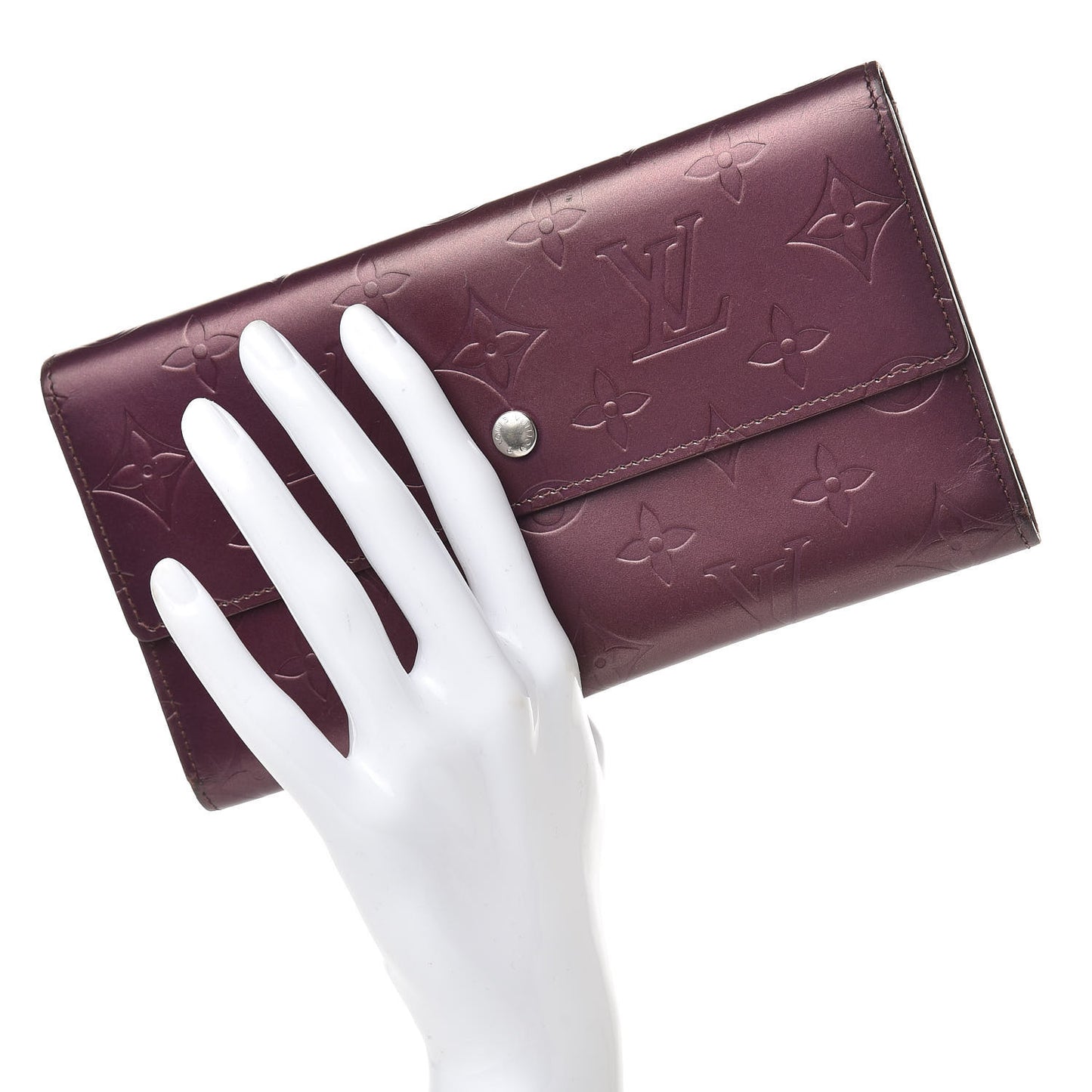 Mat Monogram Porte Tresor International Wallet Violet