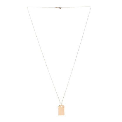 Tiffany 18K Yellow Gold Charms Price Tag Pendant Necklace 3 of 5