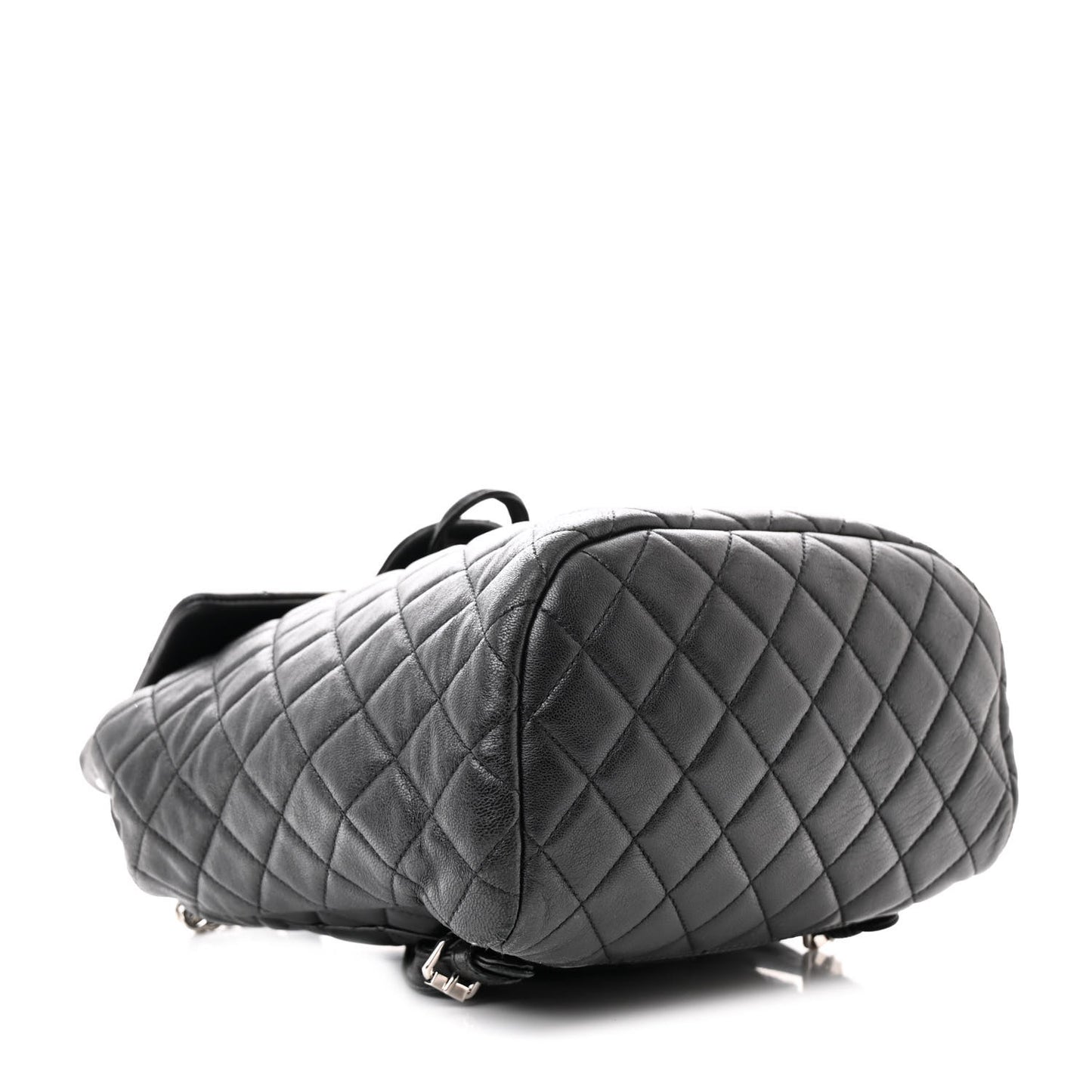 Calfskin Quilted Small Urban Spirit Backpack Black