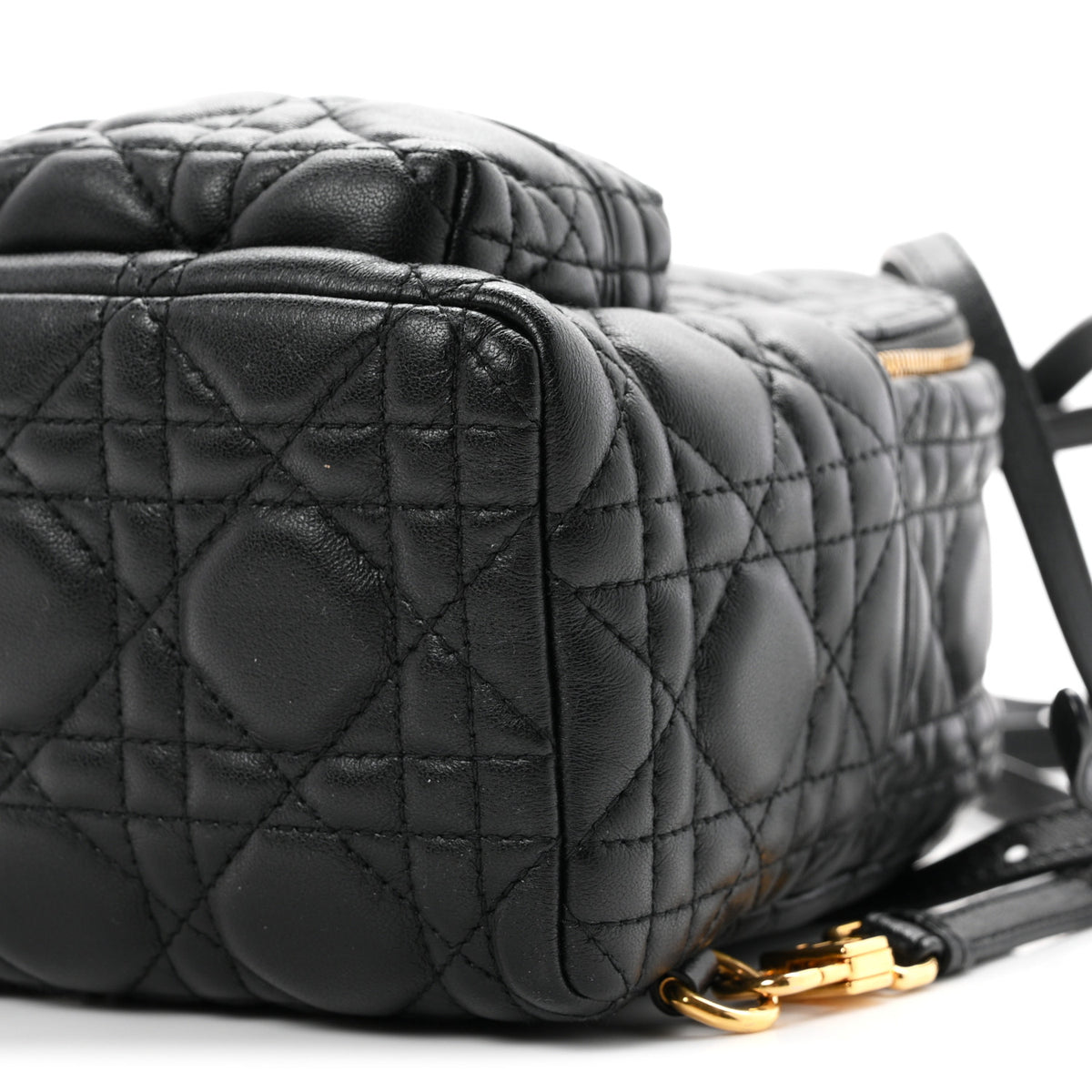 Christian Dior Lambskin Cannage Mini Backpack Black 9 of 9