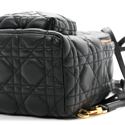 Christian Dior Lambskin Cannage Mini Backpack Black 9 of 9