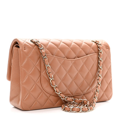 Chanel Lambskin Quilted Medium Double Flap Brown 3 of 11