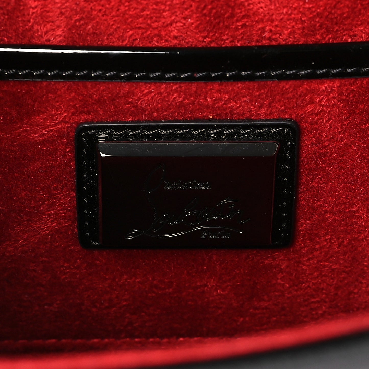 Patent So Kate Baguette Clutch Black