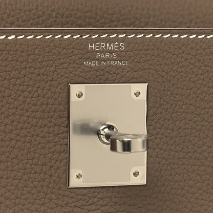 Hermes Togo Kelly Retourne 28 Etoupe 6 of 13