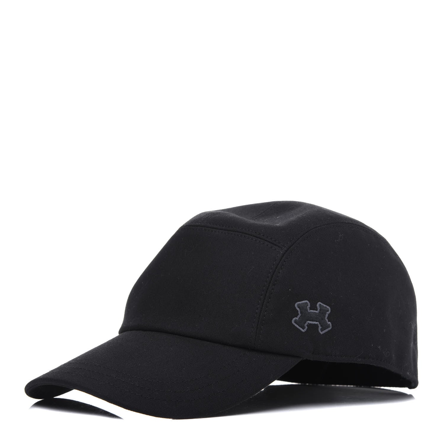 Hermes Cotton Nevada Street Hat 58 Black 1 of 6