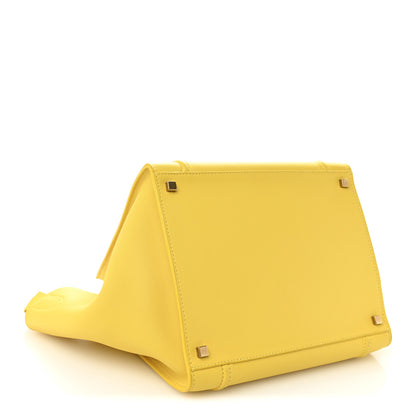Celine Supple Calfskin Medium Phantom Luggage Sun Yellow 4 of 10