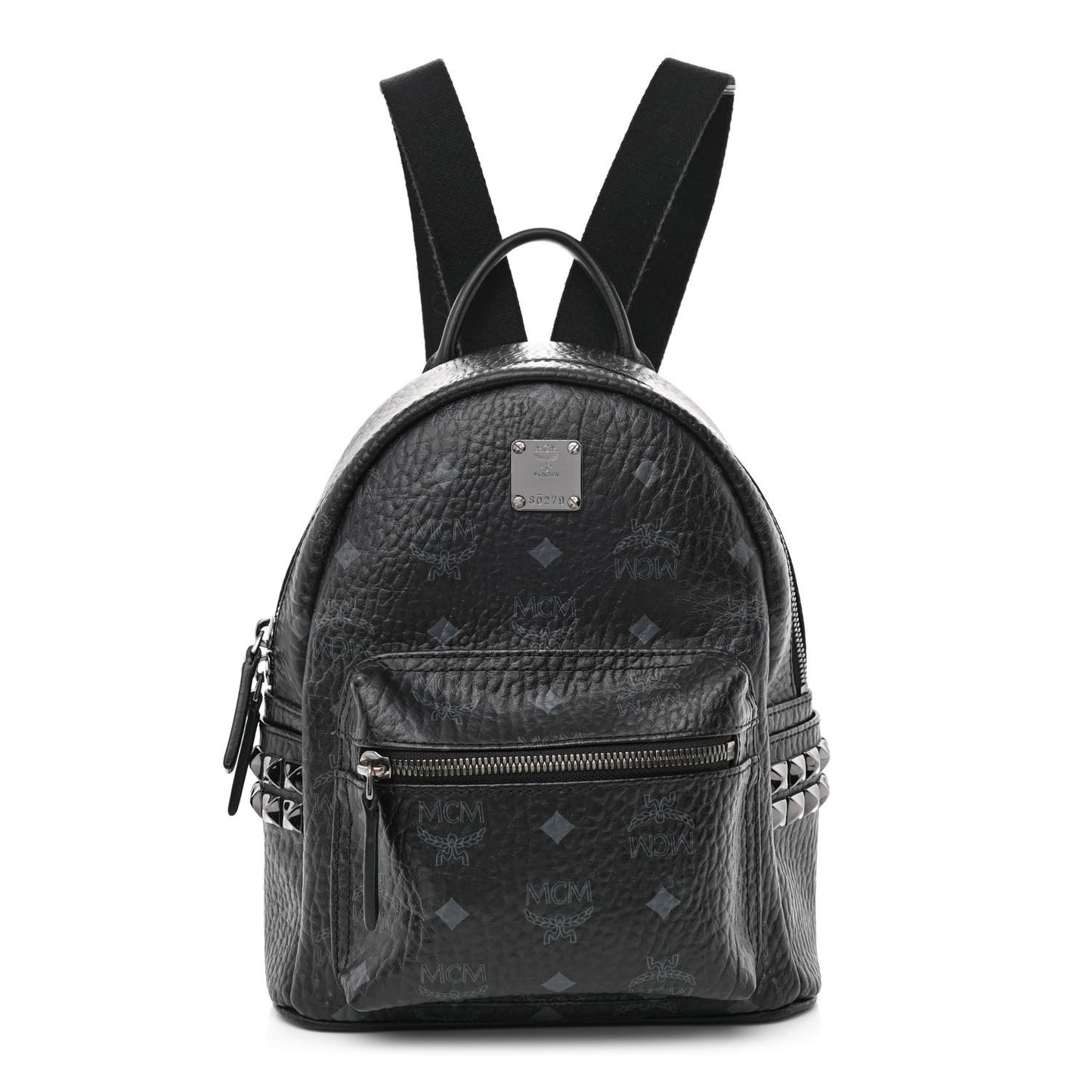 Visetos Side Stud Mini Stark Backpack Black