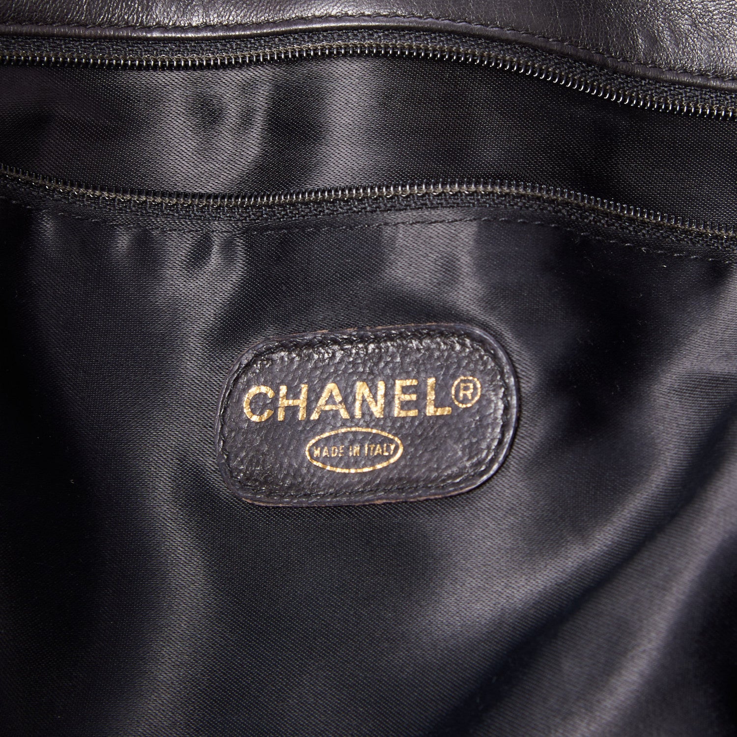 Chanel Lambskin CC Shoulder Bag Black 7 of 8