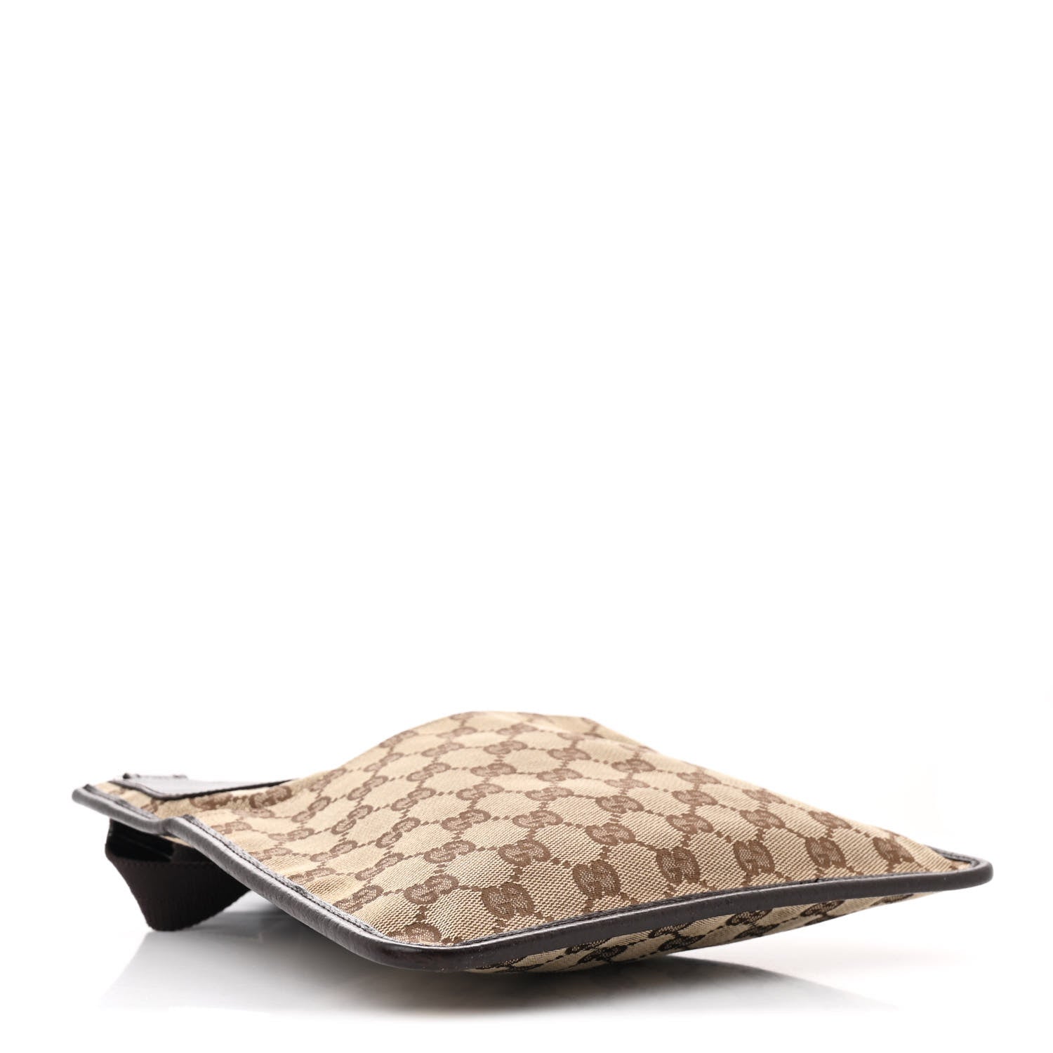 Gucci Monogram Messenger Crossbody Bag Dark Brown 4 of 10