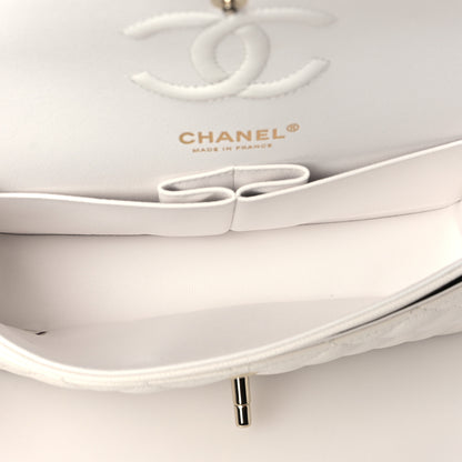 Chanel Caviar Quilted Small Double Flap White 5 of 11