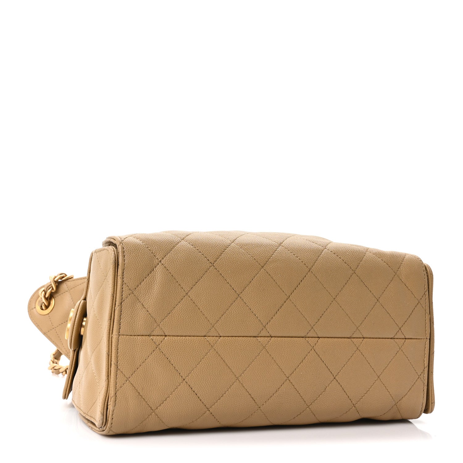 Chanel Caviar Quilted Small Chanel 25 Handbag Beige 4 of 10