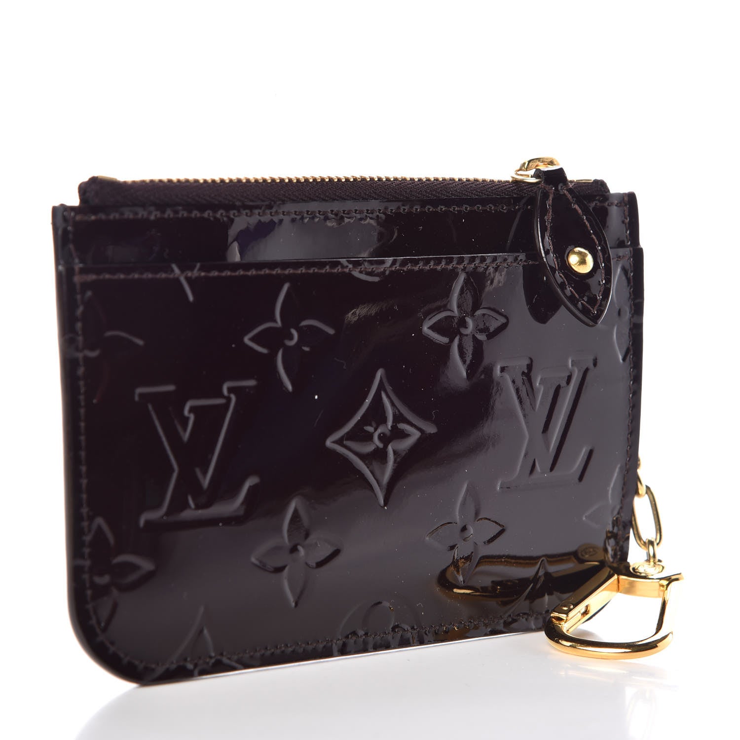 Louis Vuitton Vernis Key Pouch Amarante 3 of 6