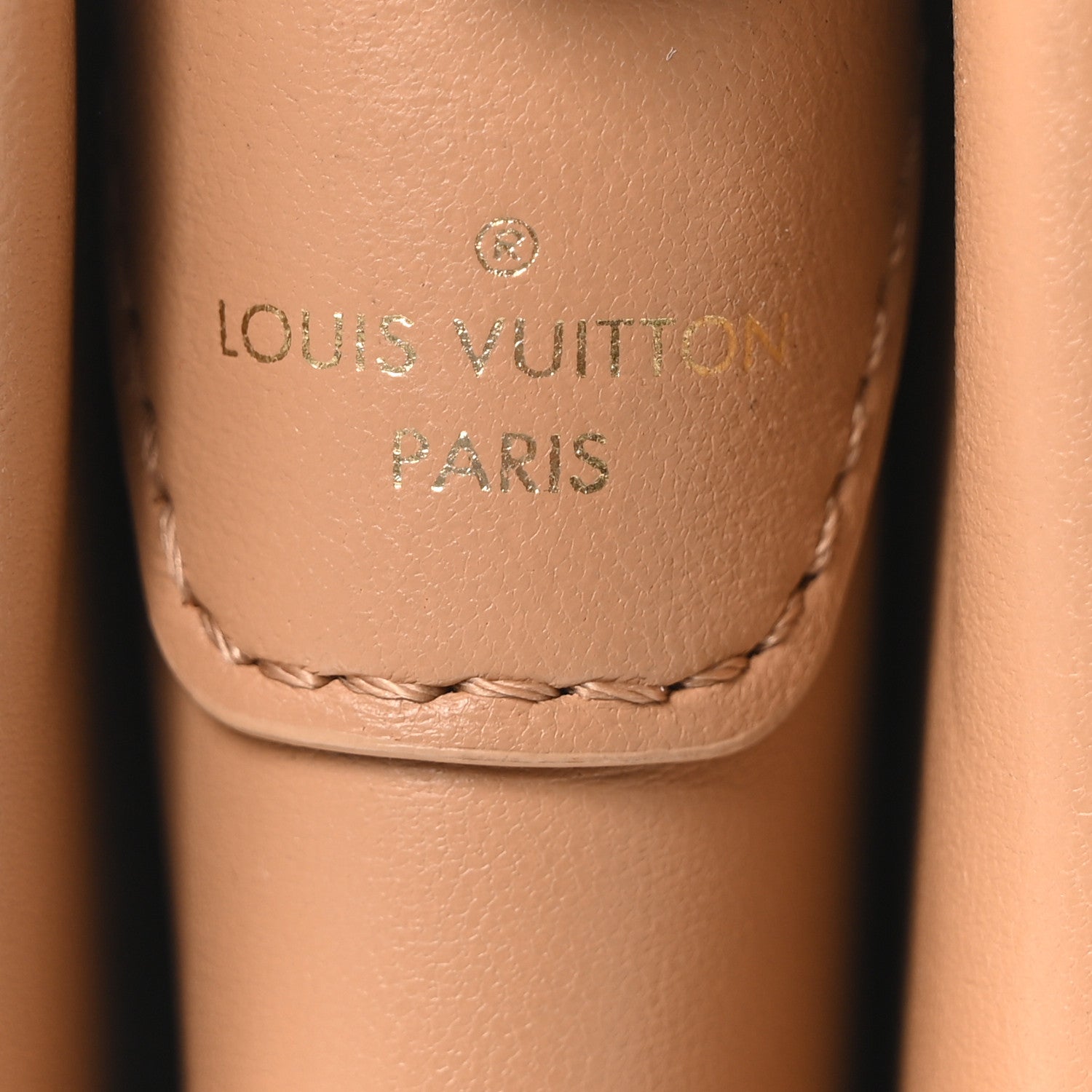 Louis Vuitton Lambskin Embossed Monogram Coussin PM Camel 6 of 9
