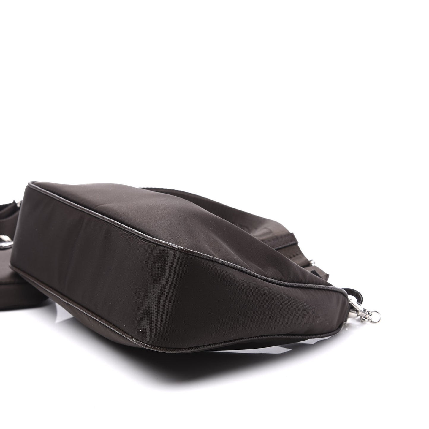 Tessuto Nylon Saffiano Re-Edition 2005 Shoulder Bag Cacao