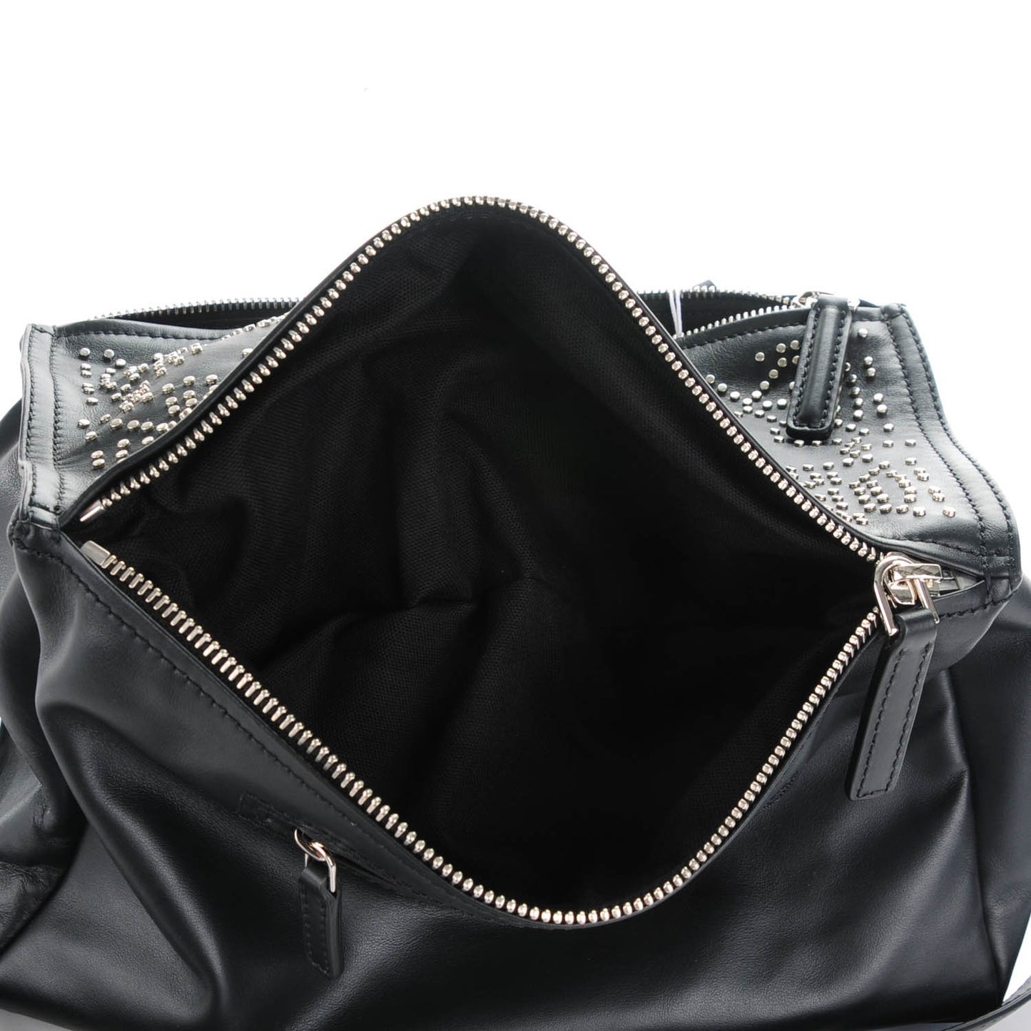 Calfskin Studded Medium Pandora Black