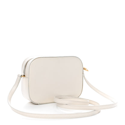 Saint Laurent Grain De Poudre Small Classic Monogram Camera Bag White 2 of 4