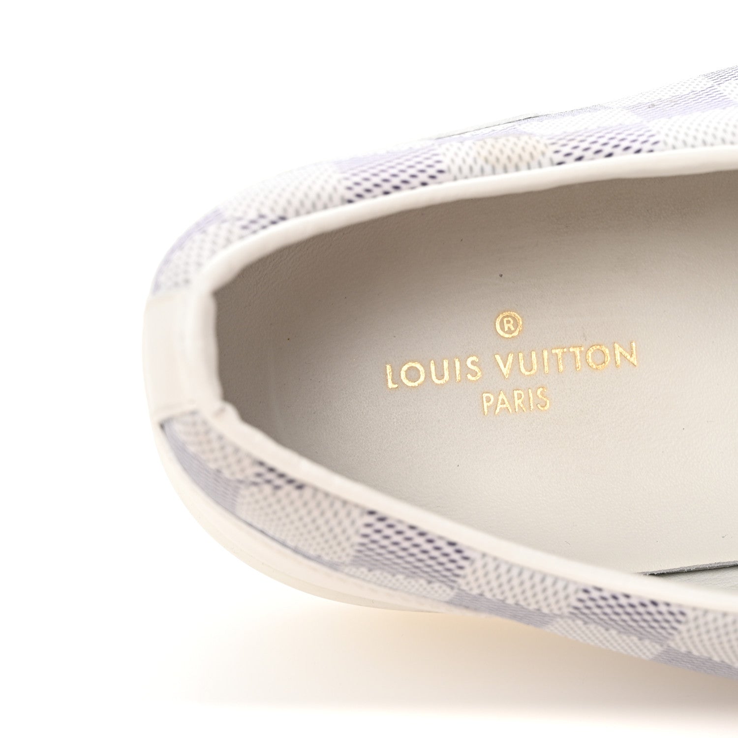 Louis Vuitton Damier Azur Mens Sneakers 11 White 7 of 9