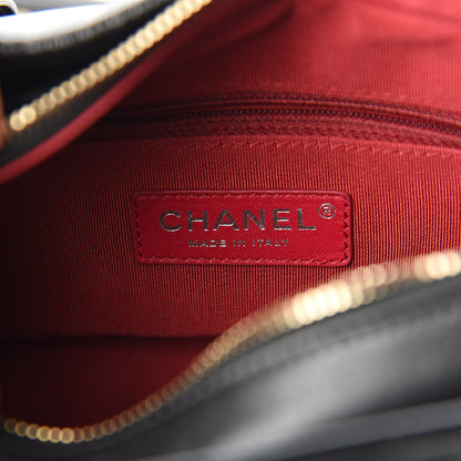 Chanel Aged Calfskin Quilted Small Gabrielle Hobo Black 6 of 13
