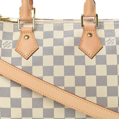 Louis Vuitton Damier Azur Speedy Bandouliere 25 7 of 9