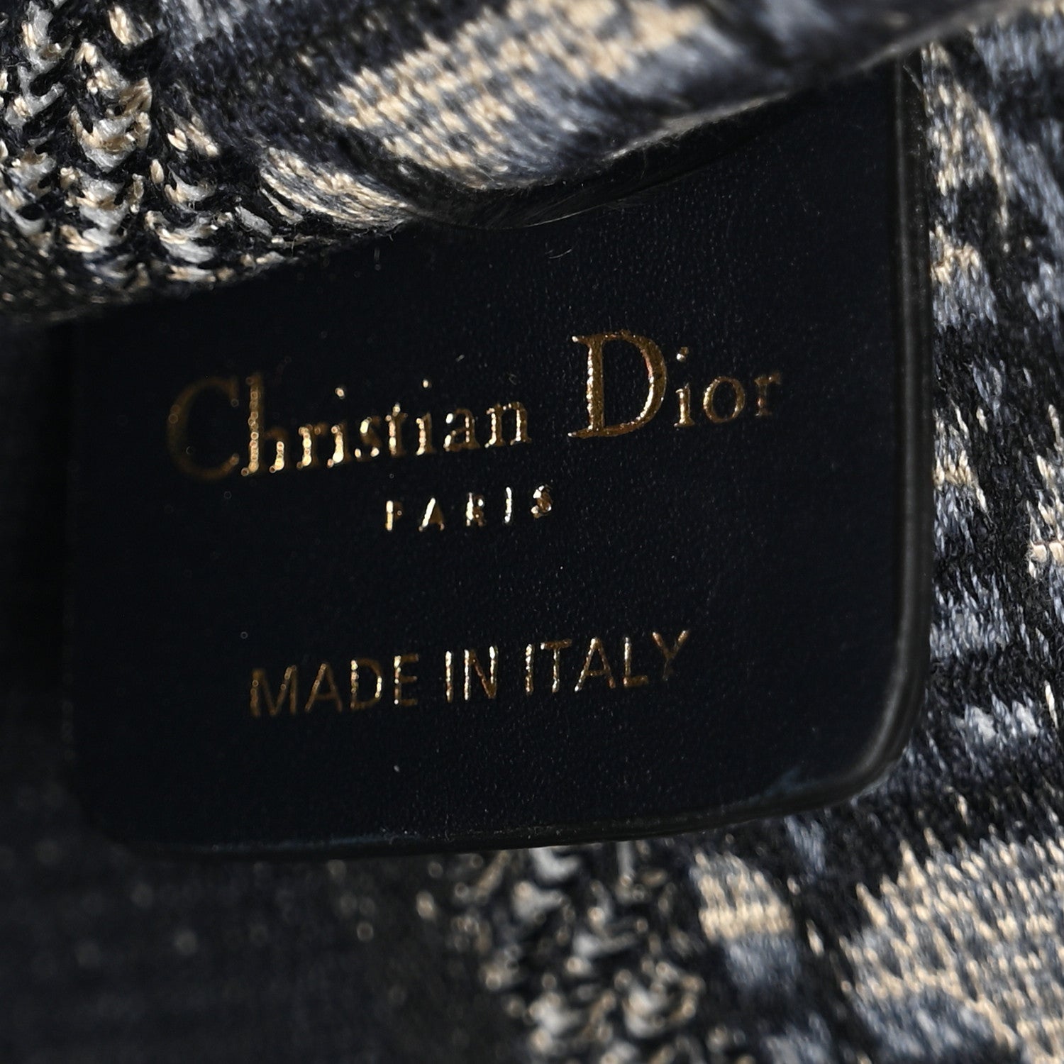 Christian Dior Oblique Mini Book Tote Blue Multicolor 6 of 10