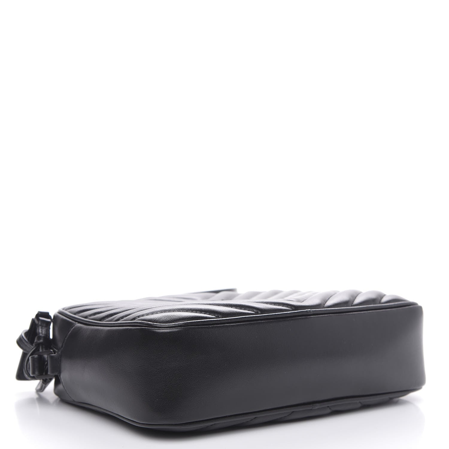Saint Laurent Calfskin Matelasse Monogram Lou Camera Bag Black 4 of 11