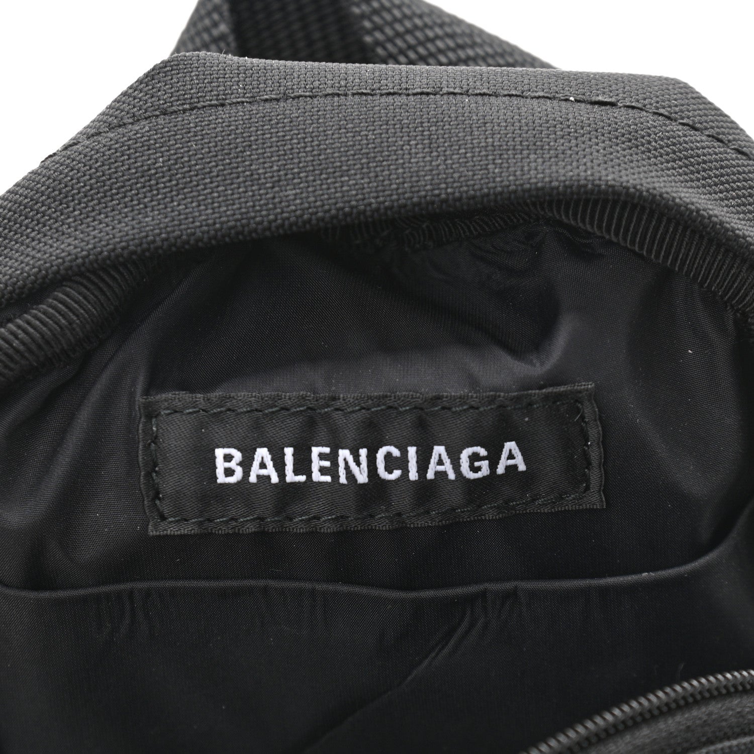 Balenciaga Recycled Casual Nylon Mini Oversized Backpack Black 6 of 11