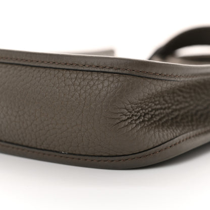 Hermes Taurillon Clemence Evelyne TPM Gris Meyer 10 of 12