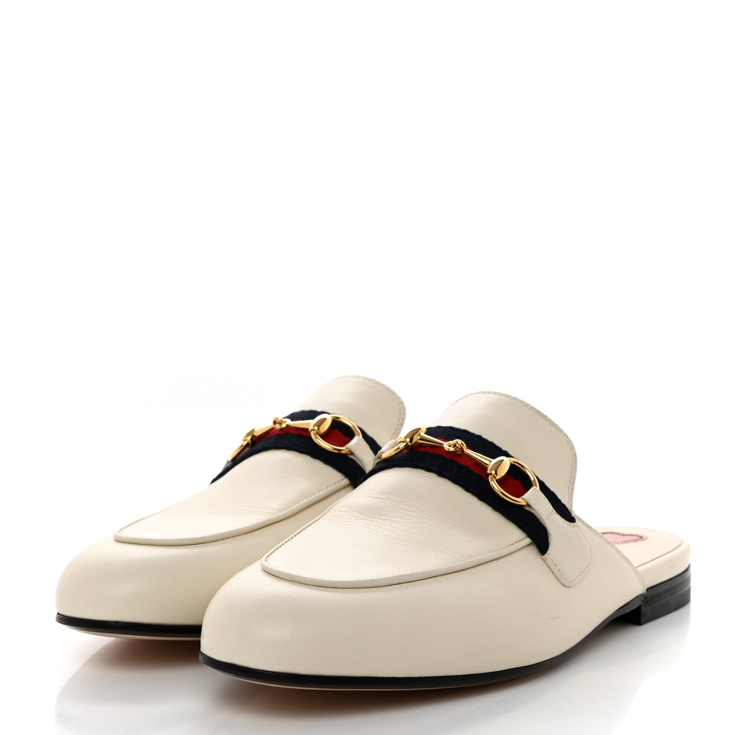 Malaga Kid Web Womens Princetown Slippers 37.5 Mystic White