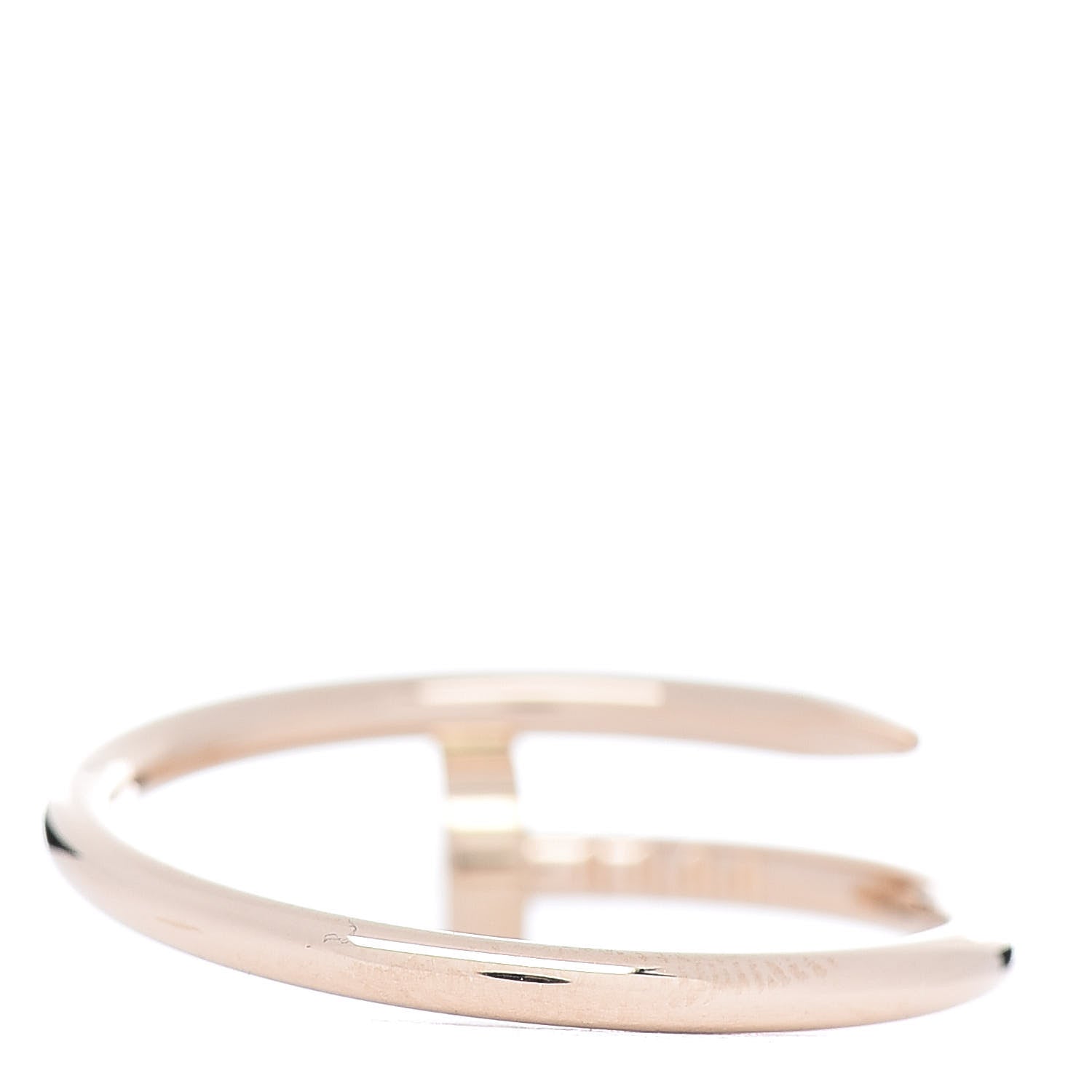 Cartier 18K Pink Gold Small Juste Un Clou Ring 55 7.25 3 of 5