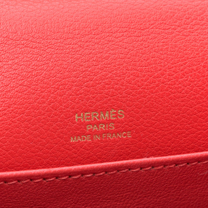 Hermes Evercolor Mini Sac Roulis Rouge Casaque 6 of 11