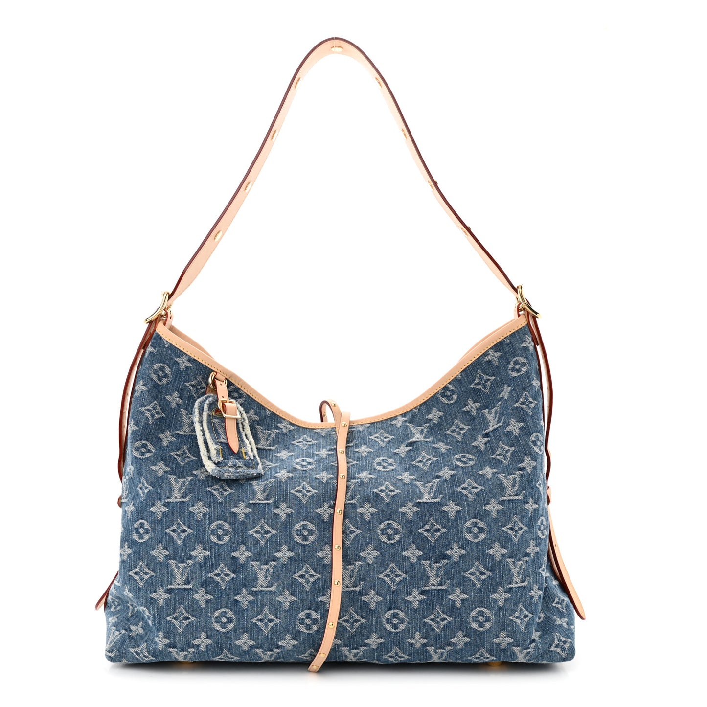 Monogram Denim CarryAll MM Blue