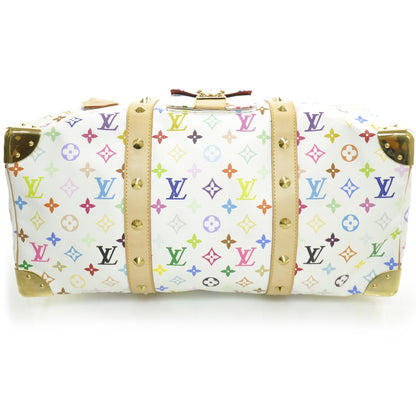 Louis Vuitton Monogram Multicolor Keepall 45 White 4 of 10