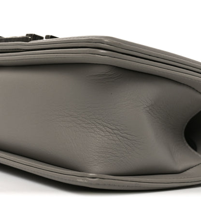 Chanel Calfskin Quilted Small Boy Flap Grey 9 of 9