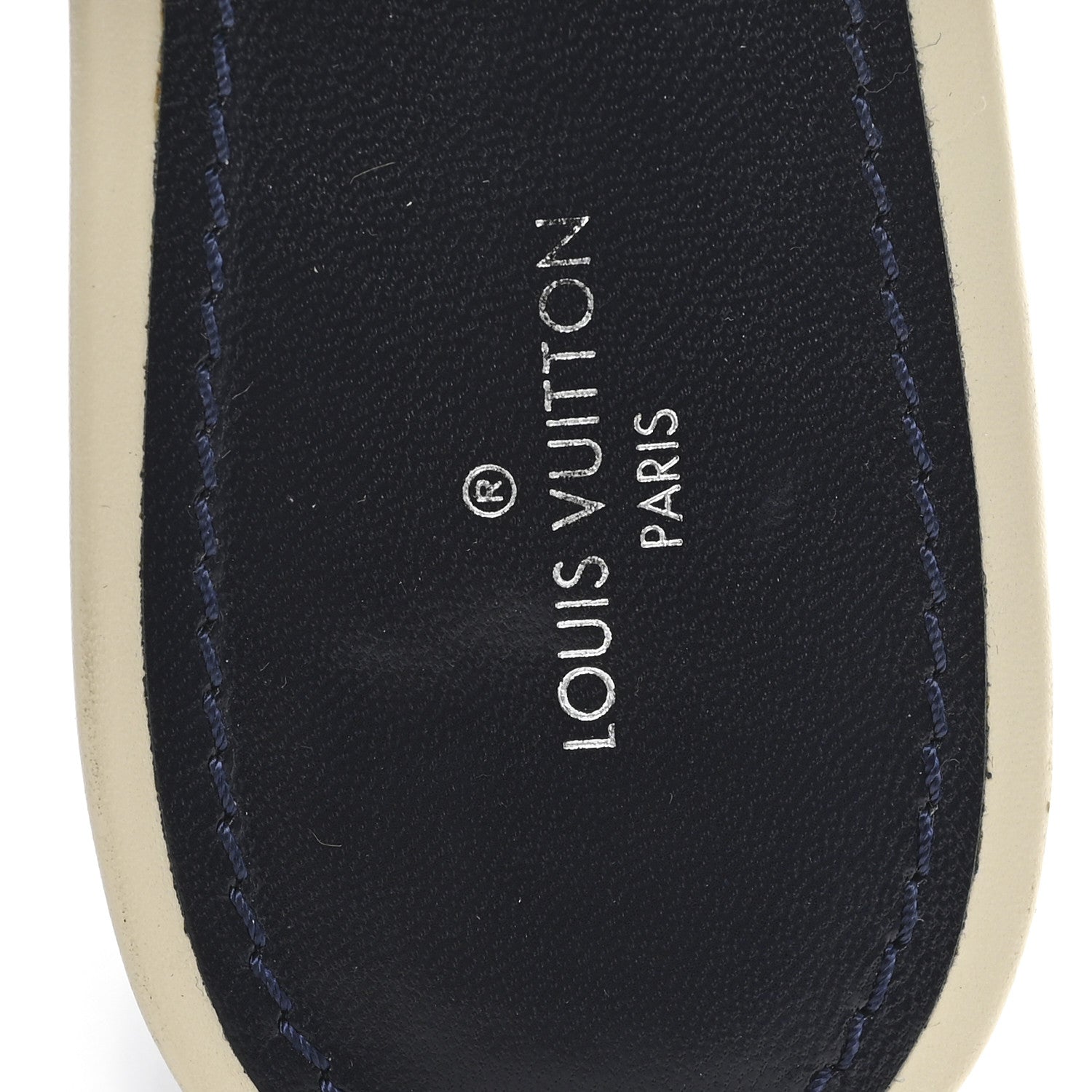 Louis Vuitton Canvas Wedge Mules 39 Navy Blue 8 of 9