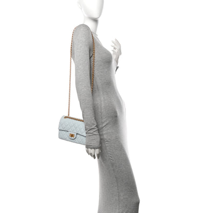 Chanel Aged Calfskin Quilted 2.55 Reissue Mini Flap Light Blue 2 of 11