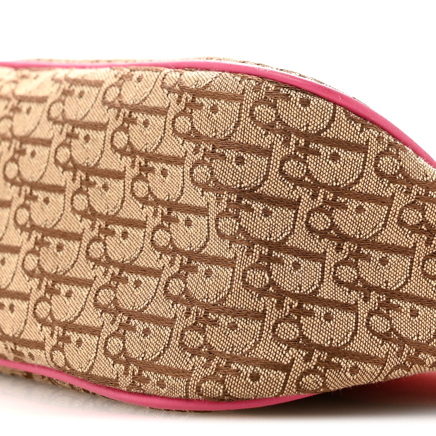 Monogram Street Chic Shoulder Bag Pink Beige