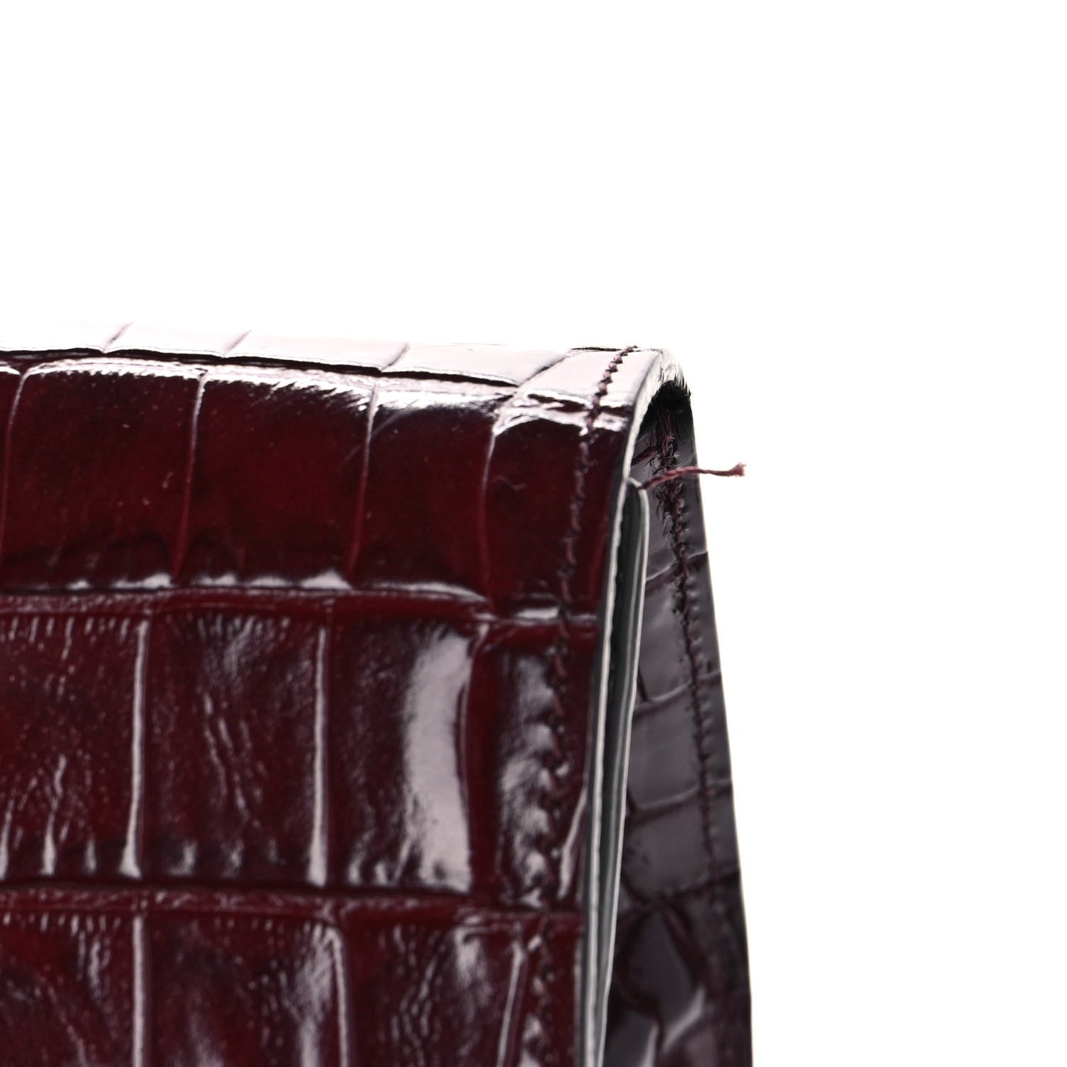 Mulberry Crocodile Embossed Calfskin Bayswater Oxblood 12 of 12