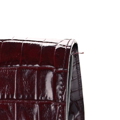 Mulberry Crocodile Embossed Calfskin Bayswater Oxblood 12 of 12