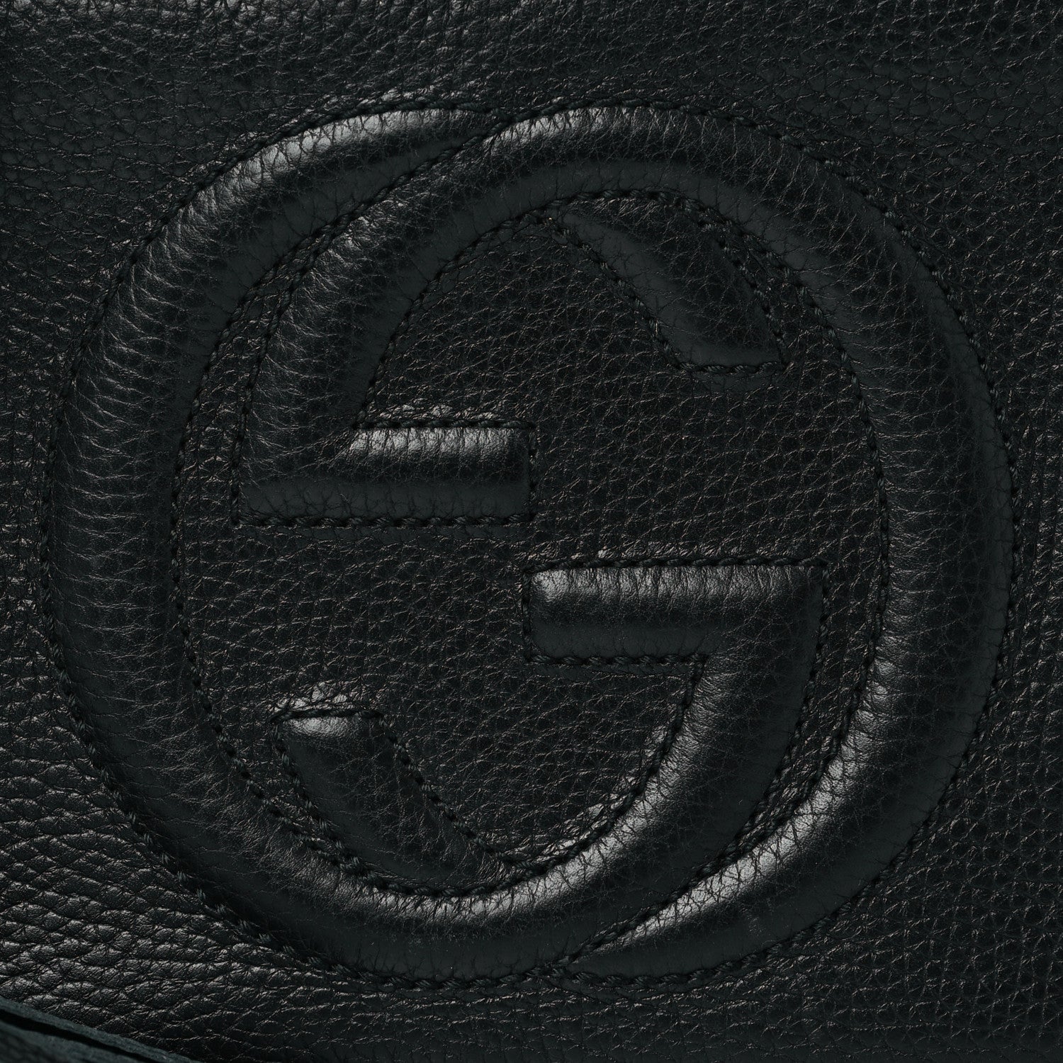 Gucci Pebbled Calfskin Small Soho Disco Bag Black 9 of 12