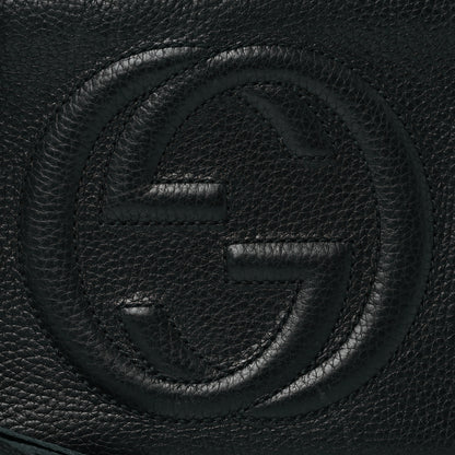Gucci Pebbled Calfskin Small Soho Disco Bag Black 9 of 12