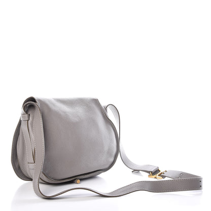 Chloe Calfskin Medium Marcie Round Crossbody Bag Cashmere Grey 3 of 9