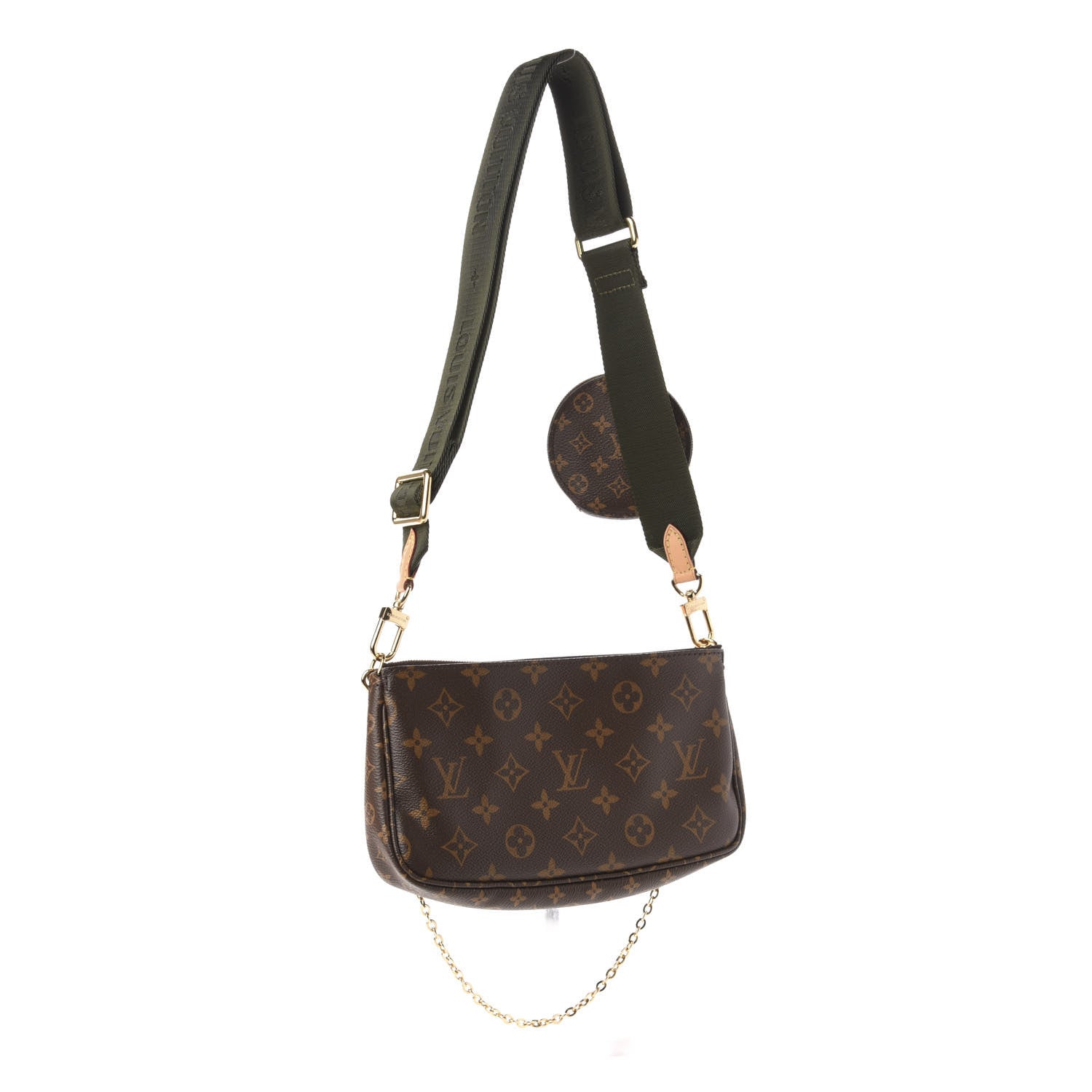 Louis Vuitton Monogram Multi Pochette Accessories Kaki 3 of 15