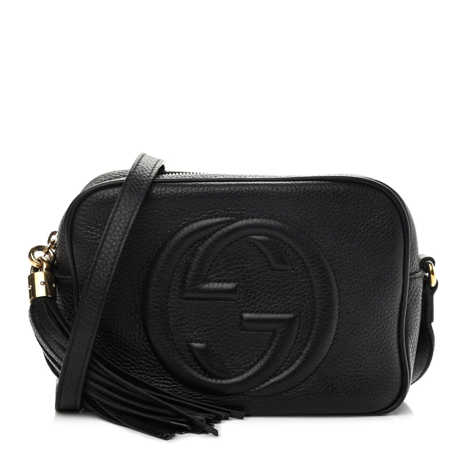 Gucci Pebbled Calfskin Small Soho Disco Bag Black 1 of 11