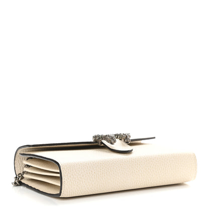 Gucci Dollar Calfskin Mini Dionysus Chain Wallet Mystic White 4 of 10