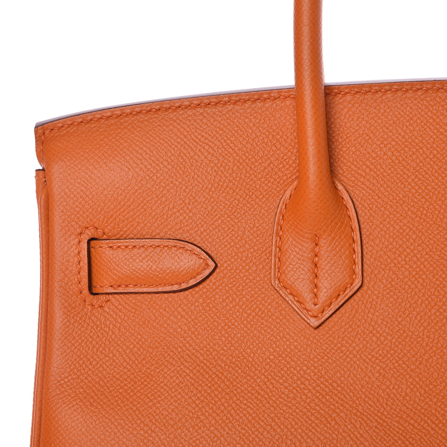Hermes Epsom Birkin 30 Orange 13 of 35