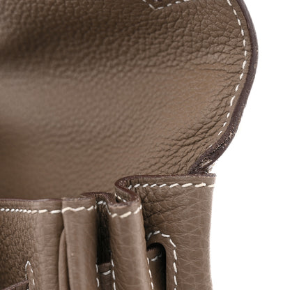 Hermes Togo Kelly Retourne 25 Etoupe 11 of 12