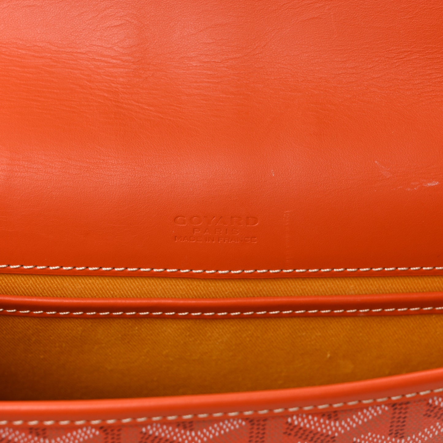 Goyardine Belvedere II PM Messenger Bag Orange