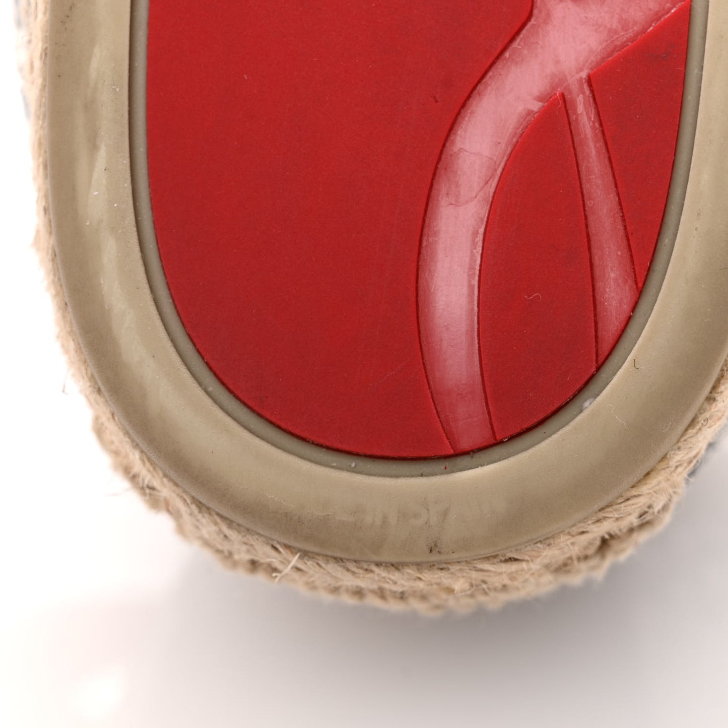 Patent Calfskin Reflective Tresse Nanou Ivy Orlato Espadrilles 39 White Black Grey